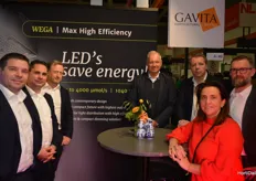 Agrolux team: Mario Taal, Eelco Abma, Manuel Oomen, Fred Bosch, Nick Boelen, Jacek Niwinkski and Rosa di Lisa. They launched the Wega Max High Efficiency (HE); 4000µmol/s https://www.hortidaily.com/article/9501016/new-wega-max-he-is-good-for-4000-umol/